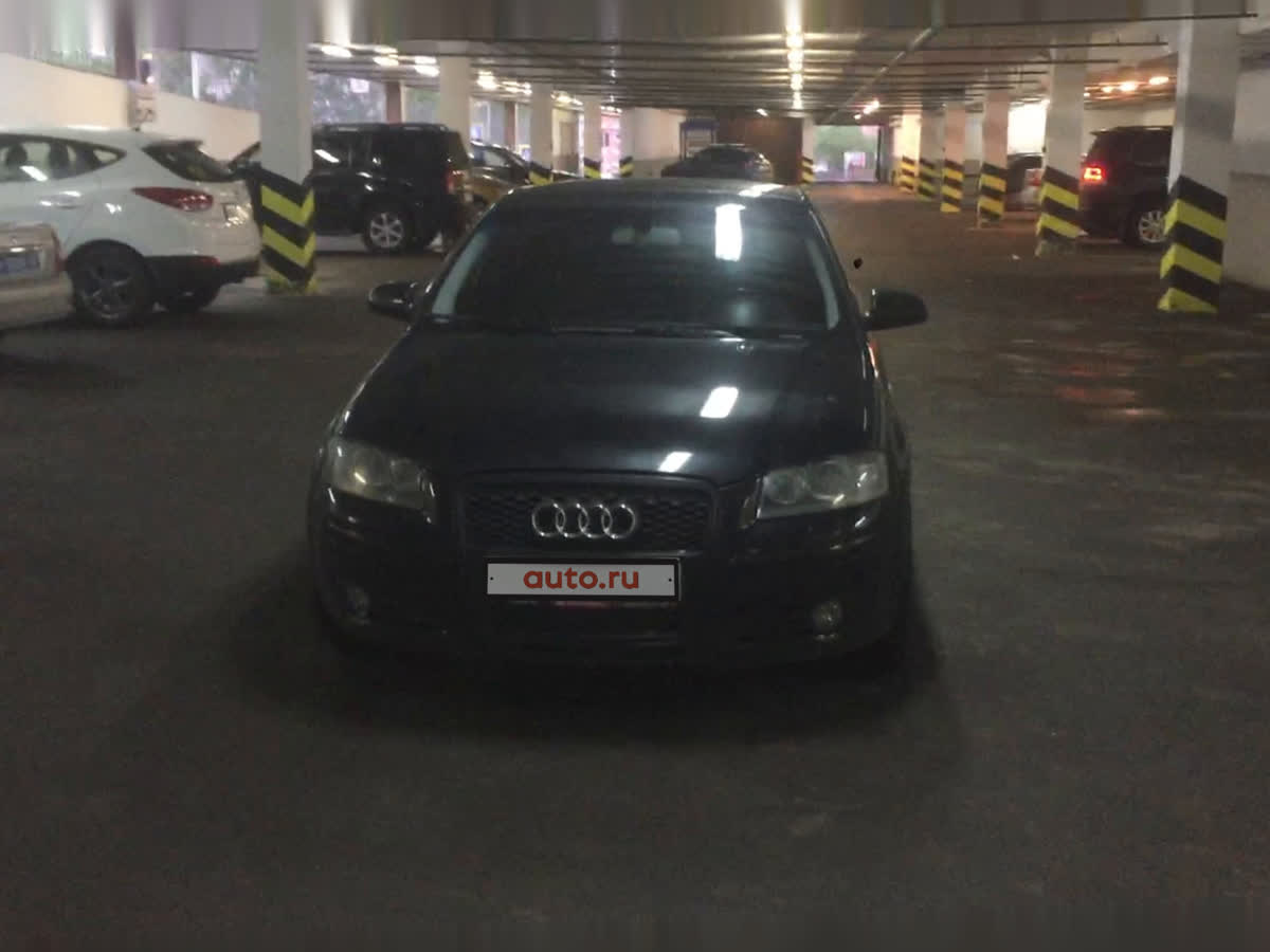 2008 Audi A3 II (8P) Рестайлинг 1, чёрный, 399000 рублей