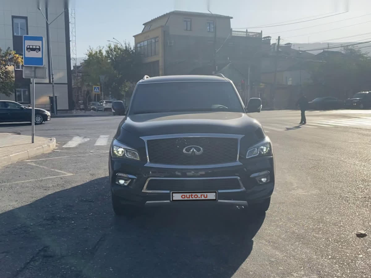 2017 Infiniti QX80 I Рестайлинг, чёрный, undefined рублей